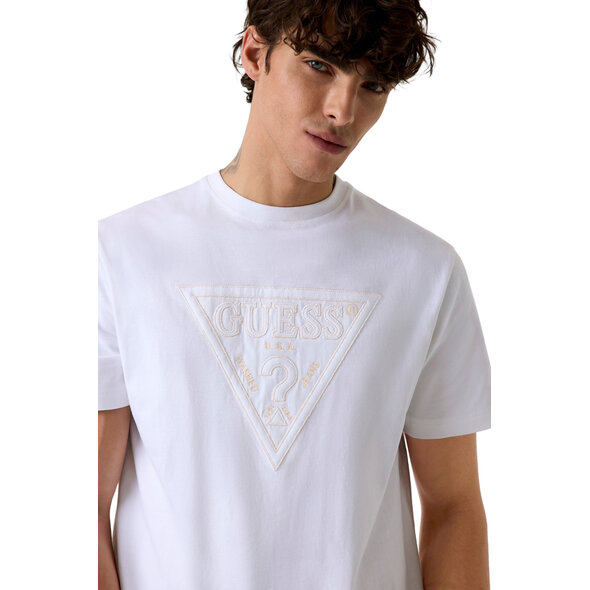GUESS TRIANGLE STITCHINGS ΜΠΛΟΥΖΑ ΑΝΔΡΙΚΗ M6GI15K3008-G011