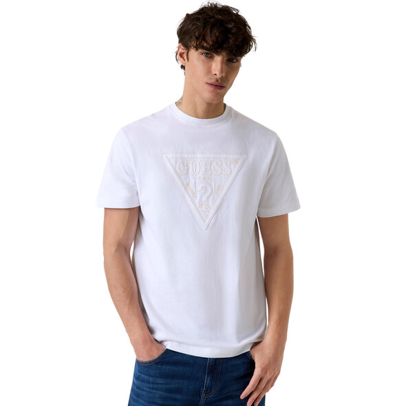 GUESS TRIANGLE STITCHINGS ΜΠΛΟΥΖΑ ΑΝΔΡΙΚΗ M6GI15K3008-G011