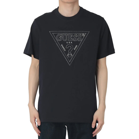 GUESS TRIANGLE STITCHINGS ΜΠΛΟΥΖΑ ΑΝΔΡΙΚΗ M6GI15K3008-G7V2