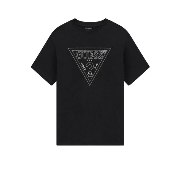 GUESS TRIANGLE STITCHINGS ΜΠΛΟΥΖΑ ΑΝΔΡΙΚΗ M6GI15K3008-JBLK