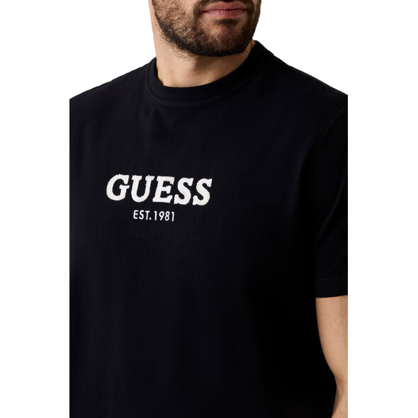 GUESS LOGO CONTRAST ΜΠΛΟΥΖΑ ΑΝΔΡΙΚΗ M6GI16K3032-JBLK
