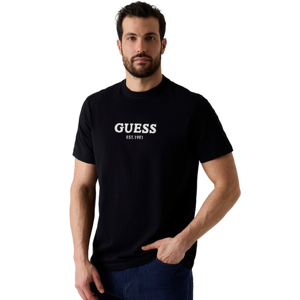 GUESS LOGO CONTRAST ΜΠΛΟΥΖΑ ΑΝΔΡΙΚΗ M6GI16K3032-JBLK