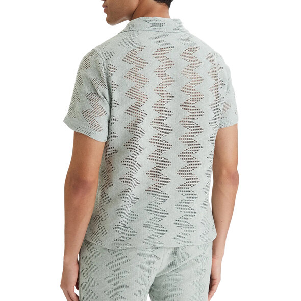 GUESS 'LATTICE' ΠΛΕΚΤΟ ΠΟΥΚΑΜΙΣΟ ΑΝΔΡΙΚΟ M6GP46K3236-A834