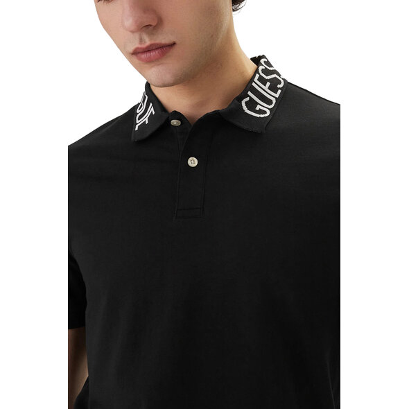 GUESS 'NOLAN' POLO ΜΠΛΟΥΖΑ ΑΝΔΡΙΚΗ M6GP66K307-JBLK