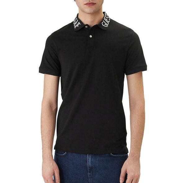 GUESS 'NOLAN' POLO ΜΠΛΟΥΖΑ ΑΝΔΡΙΚΗ M6GP66K307-JBLK