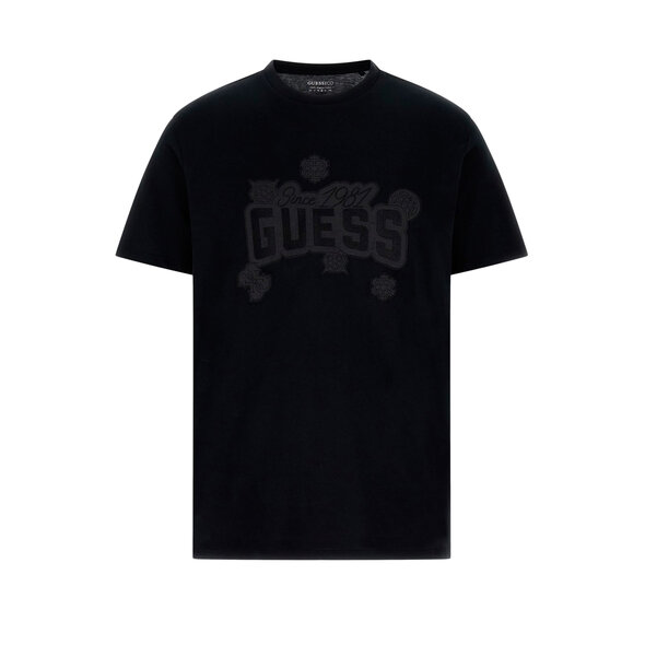 GUESS 'PEONY STITCH' ΜΠΛΟΥΖΑ ΑΝΔΡΙΚΗ M6RI04I3Z14-JBLK