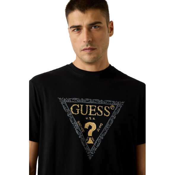 GUESS 'GOLDEN TRIANGLE' ΜΠΛΟΥΖΑ ΑΝΔΡΙΚΗ M6RI15I3Z14-JBLK