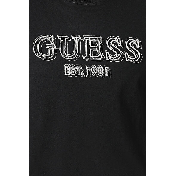 GUESS EMBROIDERY LOGO ΜΠΛΟΥΖΑ ΑΝΔΡΙΚΗ M6RI22K8FQ4-JBLK