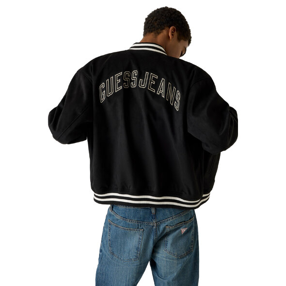 GUESS FAUX SUEDE BOMBER ΜΠΟΥΦΑΝ ΑΝΔΡΙΚΟ M6RL0JWJ842-JBLK