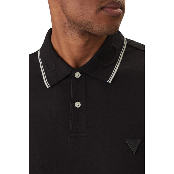 GUESS 'NOLAN' POLO ΜΠΛΟΥΖΑ ΑΝΔΡΙΚΗ M6RP66J1314-JBLK