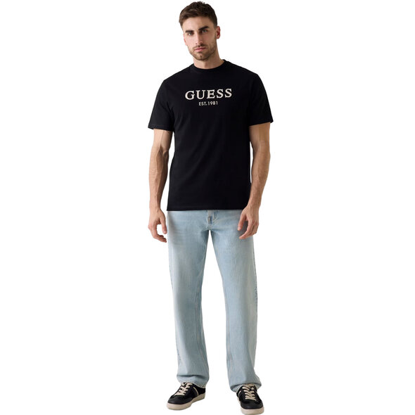 GUESS LOGO EMBROIDERY ΜΠΛΟΥΖΑ ΑΝΔΡΙΚΗ M6YI41K4227-JBLK