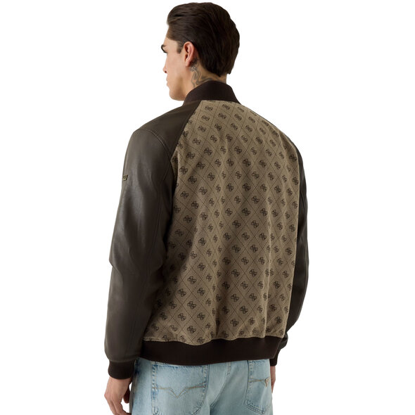 GUESS MONOGRAM BOMBER ΜΠΟΥΦΑΝ ΑΝΔΡΙΚΟ M6YL13W2804-FN4K