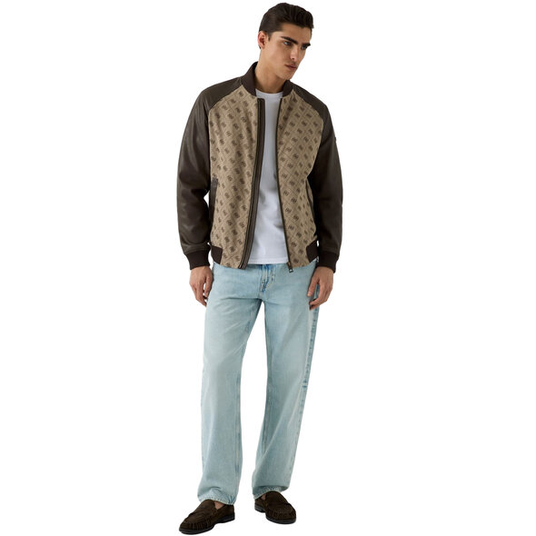 GUESS MONOGRAM BOMBER ΜΠΟΥΦΑΝ ΑΝΔΡΙΚΟ M6YL13W2804-FN4K