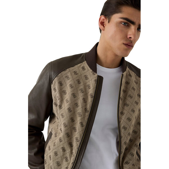 GUESS MONOGRAM BOMBER ΜΠΟΥΦΑΝ ΑΝΔΡΙΚΟ M6YL13W2804-FN4K