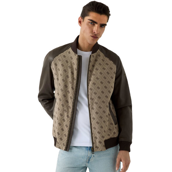GUESS MONOGRAM BOMBER ΜΠΟΥΦΑΝ ΑΝΔΡΙΚΟ M6YL13W2804-FN4K