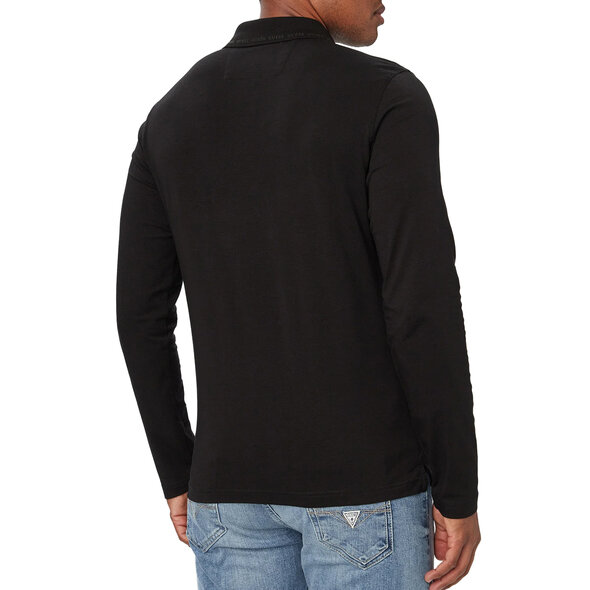 GUESS BASIC JERSEY POLO ΜΠΛΟΥΖΑ ΑΝΔΡΙΚΗ M6YP36K4395-JBLK