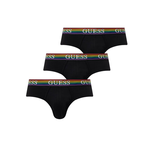 GUESS 3-PACK RAINBOW BRIEF ΕΣΩΡΟΥΧΑ ΑΝΔΡΙΚΑ U6GG30KCD31-JBLK