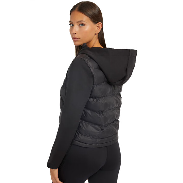 GUESS 'DAHLIA' CROP PUFFER ΜΠΟΥΦΑΝ ΓΥΝΑΙΚEIO V2BL02WEXC0-JBLK