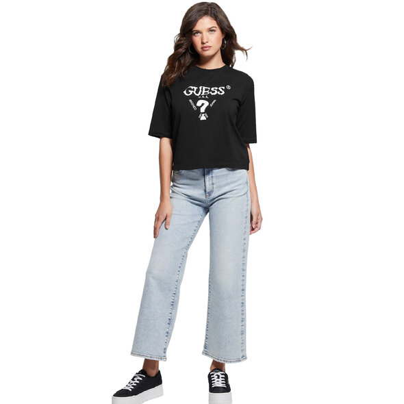 GUESS 'AURELIE' BOXY ΜΠΛΟΥΖΑ ΓΥΝΑΙΚΕΙA V4YI06I3Z14-JBLK