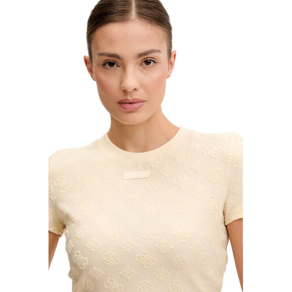 GUESS JACQUARD SPONGE CROP TOP ΓΥΝΑΙΚΕΙΟ V5GP21KCT02-F27G