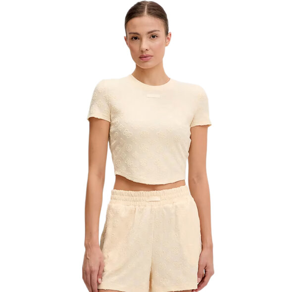 GUESS JACQUARD SPONGE CROP TOP ΓΥΝΑΙΚΕΙΟ V5GP21KCT02-F27G