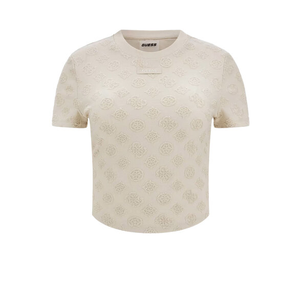 GUESS JACQUARD SPONGE CROP TOP ΓΥΝΑΙΚΕΙΟ V5GP21KCT02-FNFN