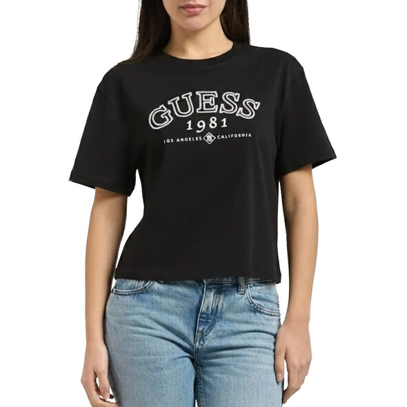 GUESS 'ARIANNA' BOXY ΜΠΛΟΥΖΑ ΓΥΝΑΙΚΕΙΑ V6GI04K2965-JBLK