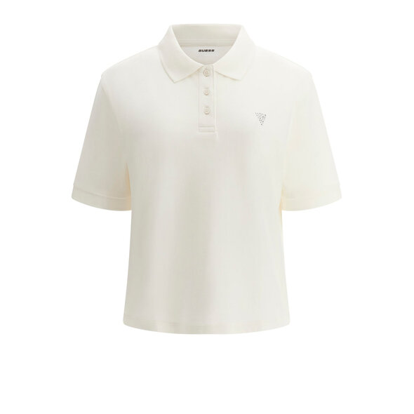 GUESS 'SILVY' BOXY POLO ΜΠΛΟΥΖΑ ΓΥΝΑΙΚΕΙΑ V6GP11K3278-G056