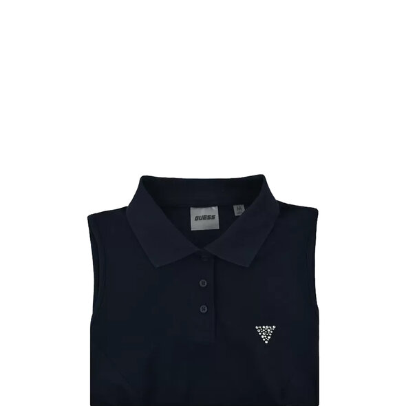 GUESS 'SILVY' SLEEVELESS POLO ΜΠΛΟΥΖΑ ΓΥΝΑΙΚΕΙΑ V6GP19K4771-A71W