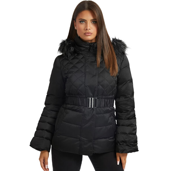 GUESS 'LAURIE' DOWN JACKET ΓΥΝΑΙΚEIO W2BL60WEX52-JBLK