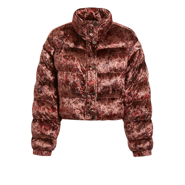 GUESS 'CLOVER' CROPPED PUFFER ΜΠΟΥΦΑΝ ΓΥΝΑΙΚEIO W2BL97KATV0-P51U