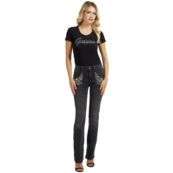 GUESS 'ADRIANA' ΜΠΛΟΥΖΑ ΓΥΝΑΙΚEIA W3RI50J1314-JBLK