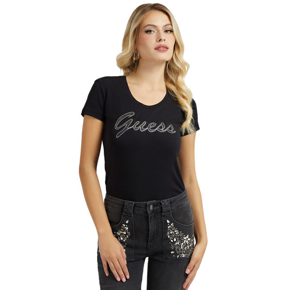 GUESS 'ADRIANA' ΜΠΛΟΥΖΑ ΓΥΝΑΙΚEIA W3RI50J1314-JBLK