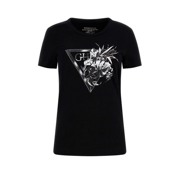 GUESS 'FLOWER' ΜΠΛΟΥΖΑ ΓΥΝΑΙΚEIA W3YI30J1314-JBLK