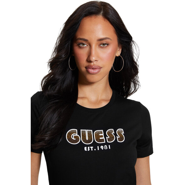 GUESS ΜΠΛΟΥΖΑ ΓΥΝΑΙΚEIA W3YI39I3Z14-JBLK