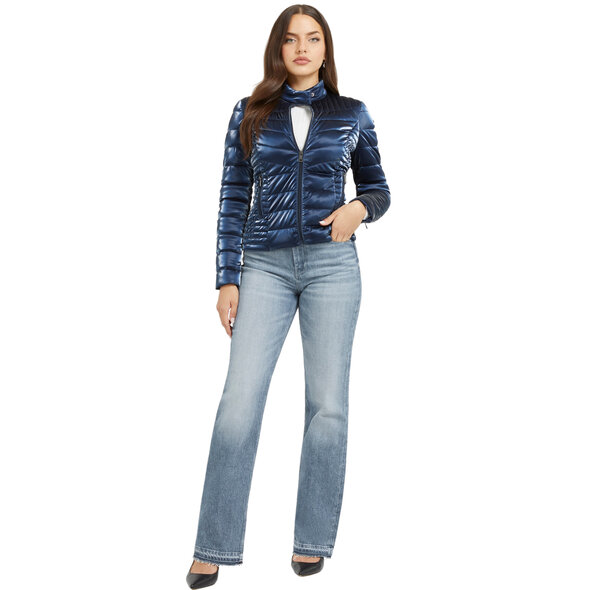 GUESS 'NEW VONA' SLIM COATED PUFFER JACKET ΓΥΝΑΙΚEIO W3YL14WFJ10-G7P1