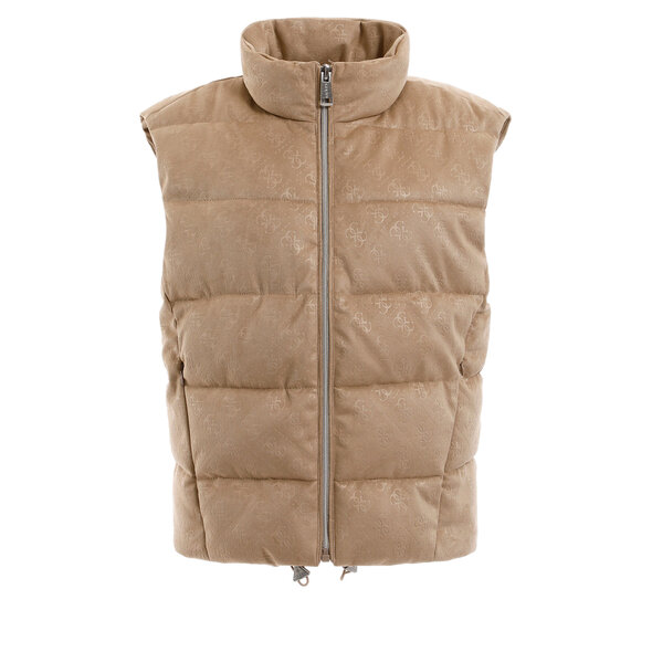 GUESS 'JOLE' SUEDE PUFFER ΓΙΛΕΚΟ ΓΥΝΑΙΚEIO W3YN38WFIY0-A10L