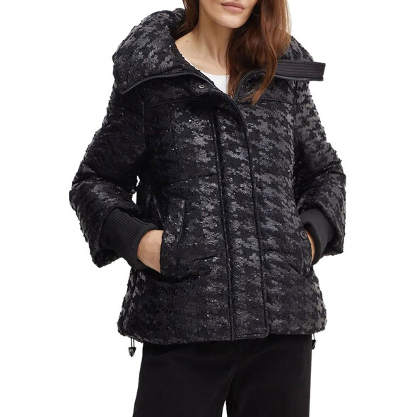 GUESS 'MELIE' HOUNDSTOOTH PU ΜΠΟΥΦΑΝ ΓΥΝΑΙΚΕΙΟ W4BL57WGL40-FS27
