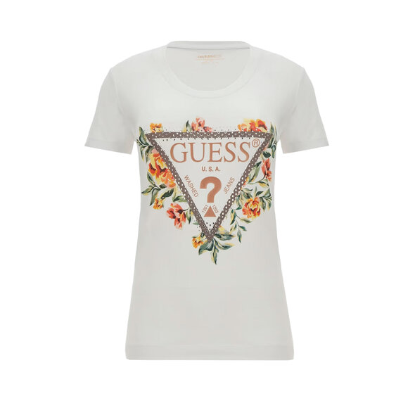 GUESS ΜΠΛΟΥΖΑ ΓΥΝΑΙΚEIA ME FLORAL LOGO W4GI24J1314-G011
