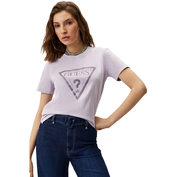 GUESS ΜΠΛΟΥΖΑ ΓΥΝΑΙΚEIA ME VINTAGE LOGO STONES W4GI26I3Z14-G472