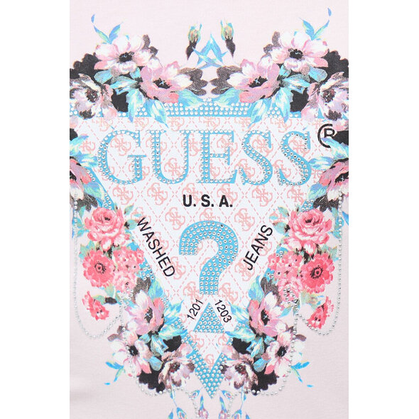 GUESS FLOWERS TRIANGLE ΜΠΛΟΥΖΑ ΓΥΝΑΙΚEIA W4RI38J1314-A60W