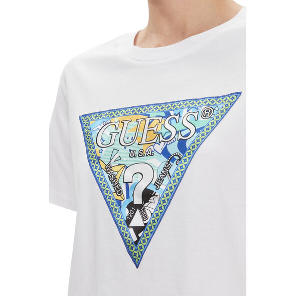 GUESS COMIC TRIANGLE ΜΠΛΟΥΖΑ  ΓΥΝΑΙΚEIA W4RI78I3Z14-G011