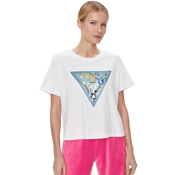 GUESS COMIC TRIANGLE ΜΠΛΟΥΖΑ  ΓΥΝΑΙΚEIA W4RI78I3Z14-G011