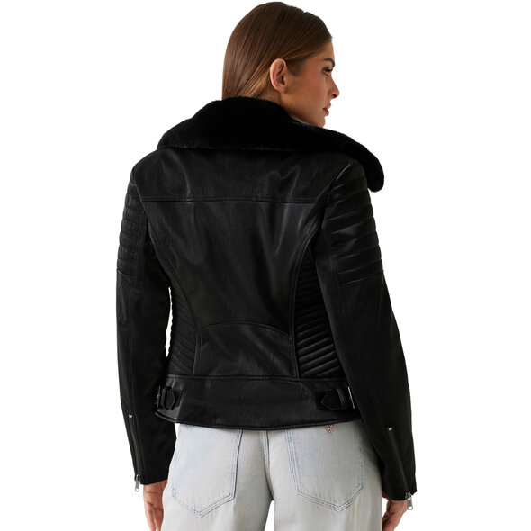 GUESS 'DARCEY' BIKER ΜΠΟΥΦΑΝ ΓΥΝΑΙΚΕΙΟ W5BL35W2820-JBLK
