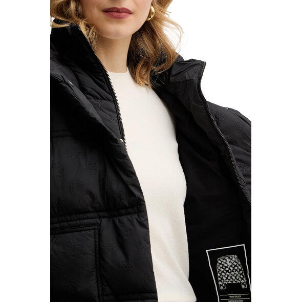 GUESS 'NEW DAISY' CROP PUFFER ΜΠΟΥΦΑΝ ΓΥΝΑΙΚΕΙΟ W5BL43W2902-JBLK