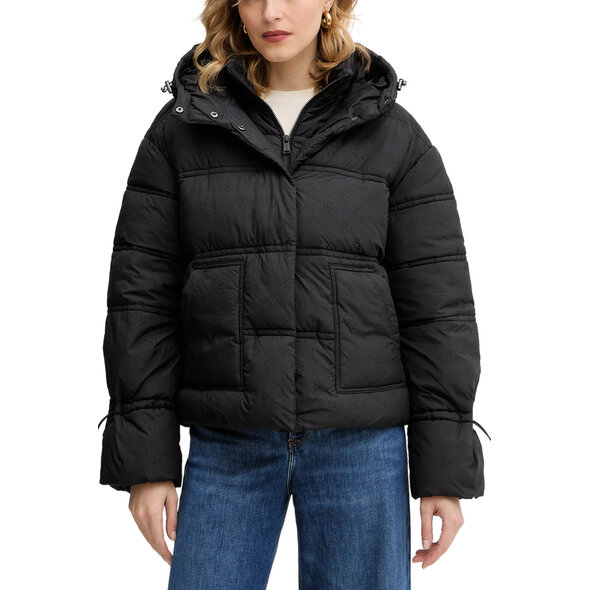 GUESS 'NEW DAISY' CROP PUFFER ΜΠΟΥΦΑΝ ΓΥΝΑΙΚΕΙΟ W5BL43W2902-JBLK