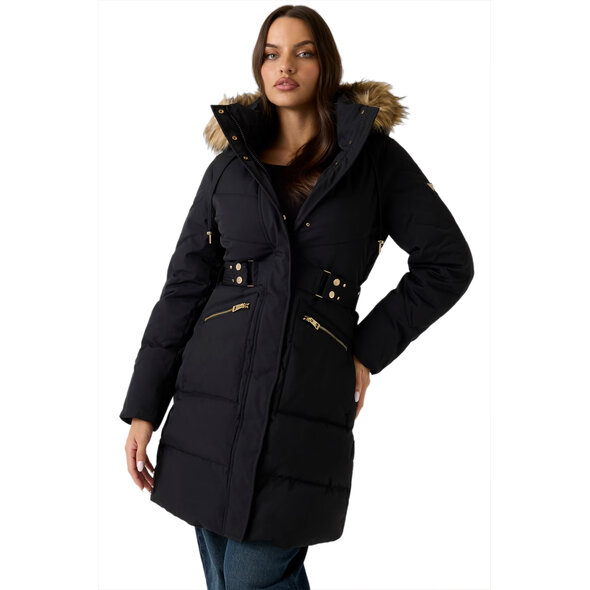 GUESS 'FATEMA' PUFFER ΜΠΟΥΦΑΝ ΓΥΝΑΙΚΕΙΟ W5BL45WGJR2-JBLK