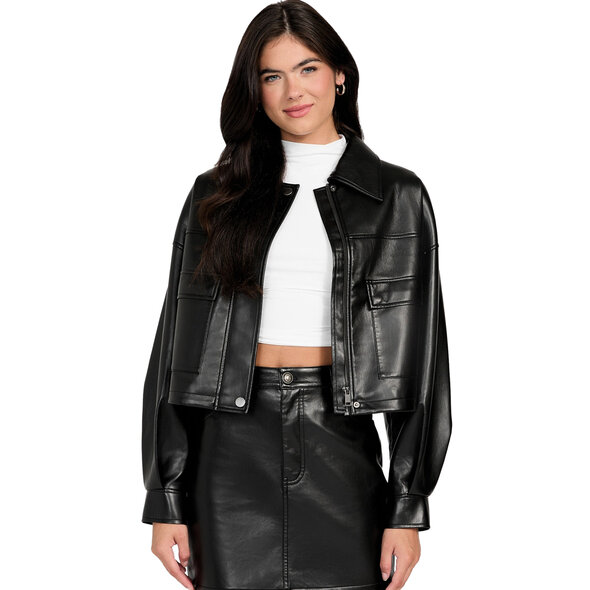 GUESS 'FLAMINIA' CROP ΜΠΟΥΦΑΝ ΓΥΝΑΙΚΕΙΟ W5BL87WF8P0-JBLK