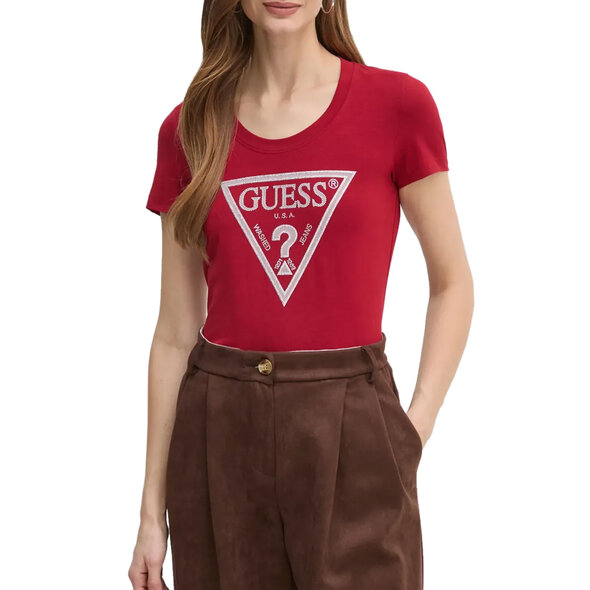 GUESS SHINY LOGO ΜΠΛΟΥΖΑ ΓΥΝΑΙΚΕΙA W5RI11J1314-A51D