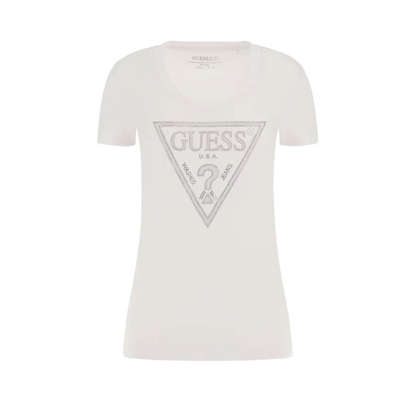 GUESS SHINY LOGO ΜΠΛΟΥΖΑ ΓΥΝΑΙΚΕΙA W5RI11J1314-G011